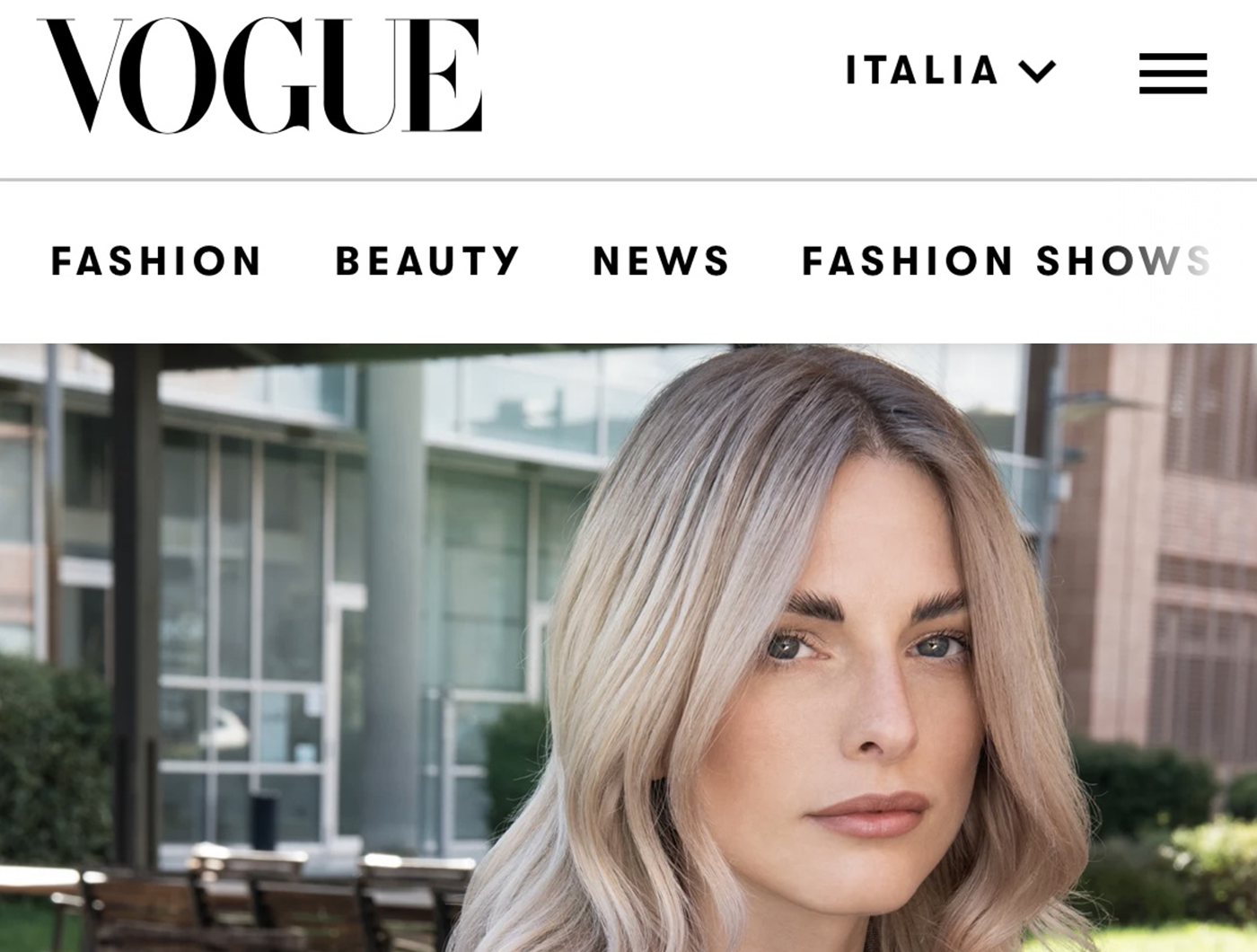 Abbiamo portato il nostro cliente su Vogue.